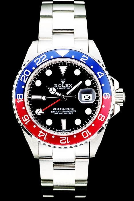 rolex blauw rood